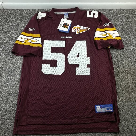 Washington Redskins Jersey Reebok 70th Anniversary Jeremiah Trotter Mens Large
